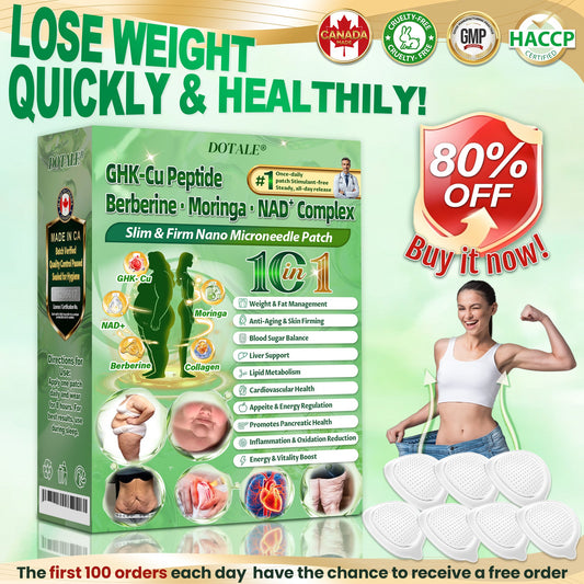 𝑫𝑶𝑻𝑨𝑳𝑬® 𝑺𝒍𝒊𝒎 & 𝑭𝒊𝒓𝒎 𝑵𝒂𝒏𝒐 𝑴𝒊𝒄𝒓𝒐𝒏𝒆𝒆𝒅𝒍𝒆 𝑷𝒂𝒕𝒄𝒉🛒𝒘𝒊𝒕𝒉 𝑮𝑯𝑲-𝑪𝒖 𝑷𝒆𝒑𝒕𝒊𝒅𝒆 · 𝑩𝒆𝒓𝒃𝒆𝒓𝒊𝒏𝒆 · 𝑴𝒐𝒓𝒊𝒏𝒈𝒂 · 𝑵𝑨𝑫⁺ 𝑪𝒐𝒎𝒑𝒍𝒆𝒙 𝐅𝐨𝐫 𝐨𝐛𝐞𝐬𝐢𝐭𝐲, 𝗟𝗼𝗼𝘀𝗲 𝘀𝗸𝗶𝗻,𝐝𝐢𝐚𝐛𝐞𝐭𝐞𝐬, 𝐬𝐥𝐞𝐞𝐩 𝐚𝐩𝐧𝐞𝐚, 𝐣𝐨𝐢𝐧𝐭 𝐢𝐬𝐬𝐮𝐞𝐬, 𝐚𝐧𝐝 𝐦𝐨𝐫𝐞